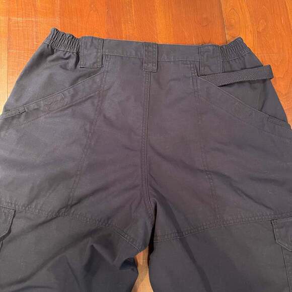 5.11 Tactical Series Pants Mens 36 x 34 Blue Cargo Canvas Straight Leg - Picture 7 of 9